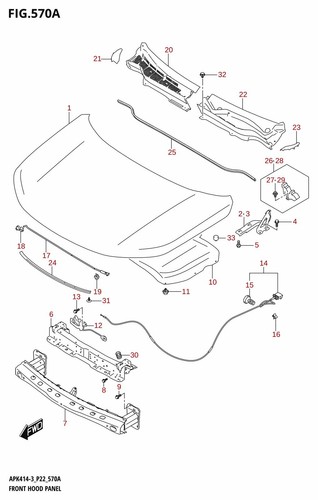 Suzuki genuine garnish - suzuki,
