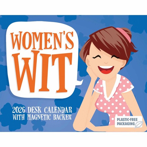 Women wit mini desk calendar - mini,