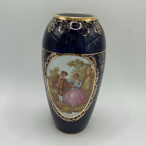 Limoges cobalt blue gilt - limoges,