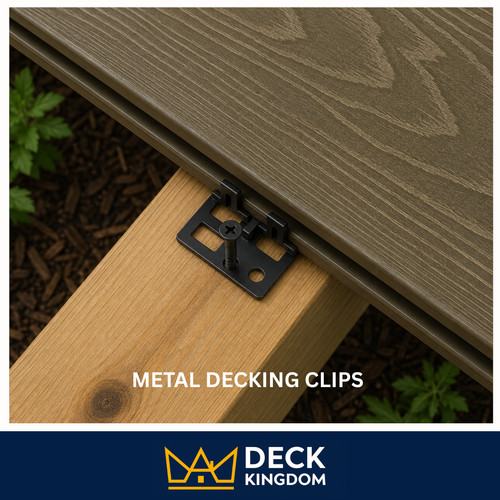 Composite decking metal clips - composite,