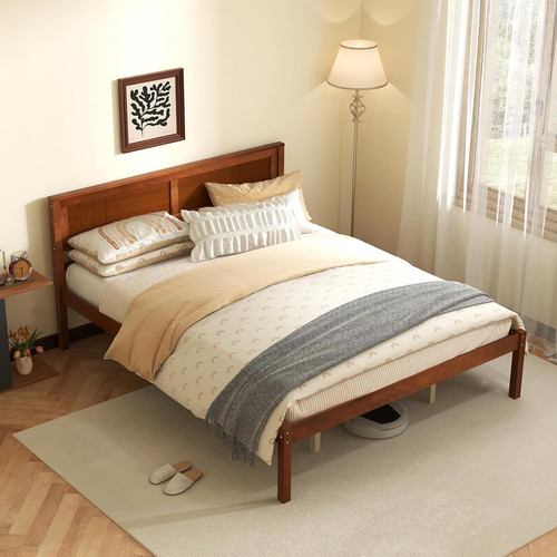 Queen size wood - queen, platform