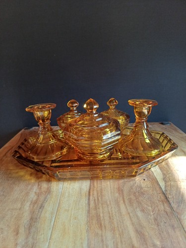 Vintage art deco - deco, amber