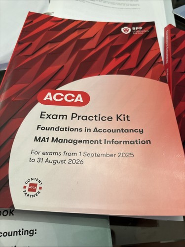 Selling acca fia - ma1, books