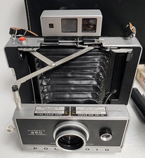 Automatic 250 Polaroid Camera With Zeiss Ikon View, Case, Flash, Untested, Parts