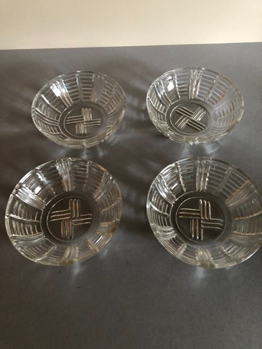 Vintage pressed glass bowls - pressed,