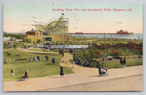Skegness yachting pool figure - skegness,