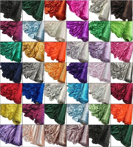 Premium crushed velvet fabric - velvet,