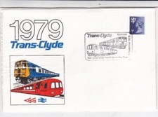 GB 1979 Trans Clyde Railway FDC special cancel unaddressed VGC
