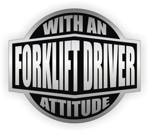 With forklift driver - an,