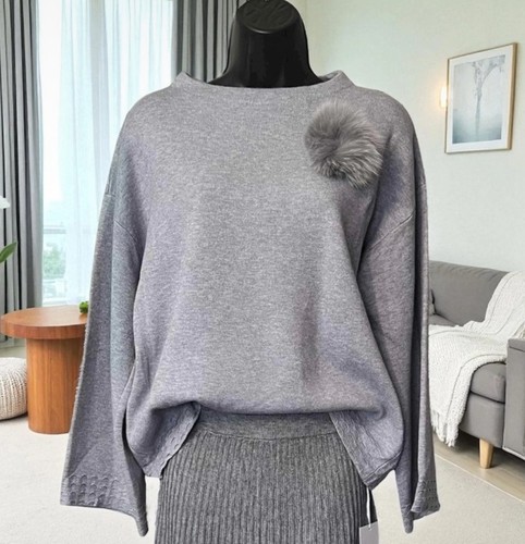 Women grey jumper - grey,