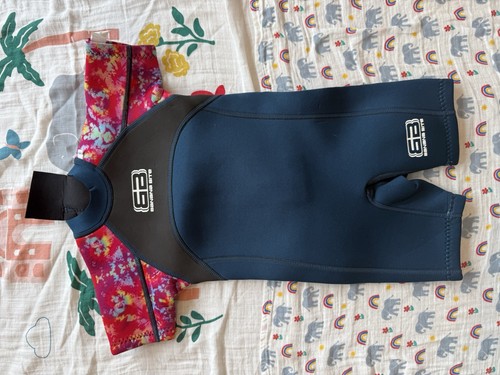 Banana bite shortie wetsuit - banana,