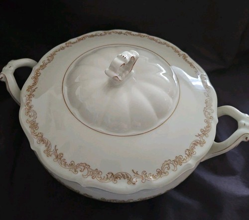 Antique soup tureen - soup,