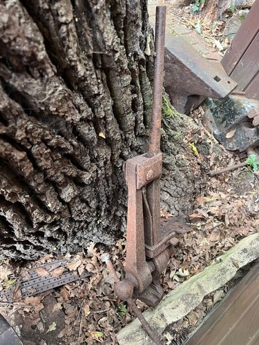 Antique blacksmith post leg - blacksmith's,