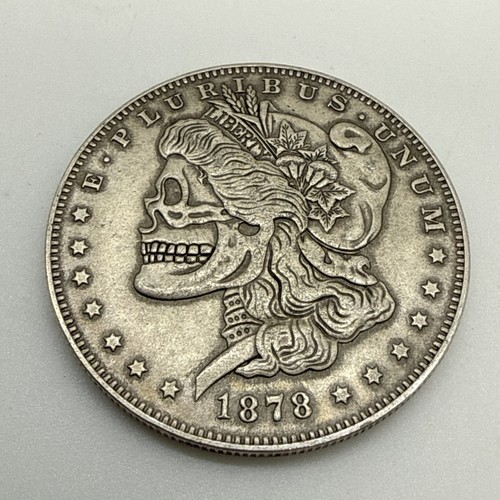 1878 skull engraved hobo - 1878,