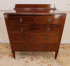 Edwardian Mahogany Chest of 2
