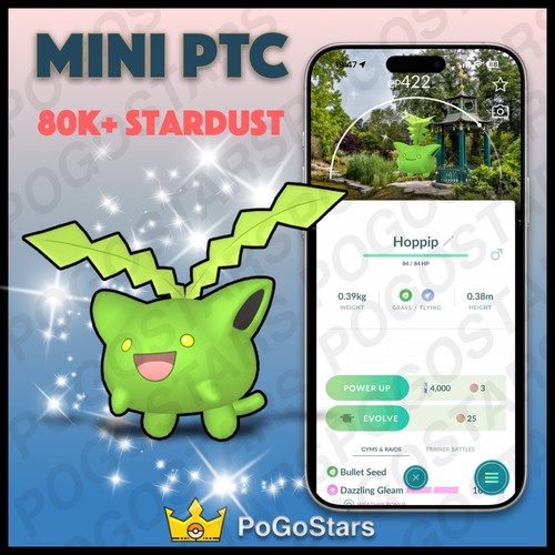 Pokémon ptc shiny hoppip - pokémon,