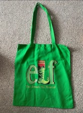 Elf the musical tote bag buddy Xmas Christmas