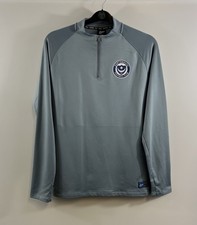 Portsmouth Drill Football Jacket 2014/15 Adults Medium Avec H947