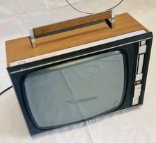 Vintage 1968 ITT Featherlight Super Television 12'' Black & White - for Repair
