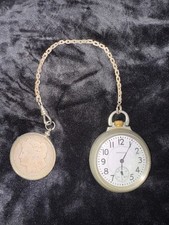 Hamilton silver pocket watch - silver,