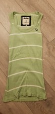 LEE COOPER Lovely Ladies Light Green&White Stripe Vest / Tank UK Size 10