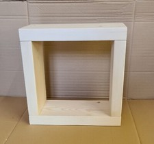  Cube side table coffee bed/lamp Chunky Rustic Style Handmade Solid Wood