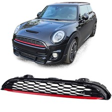 Sport radiator grille with red
