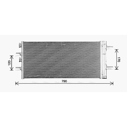 Air con condenser for bmw - con,