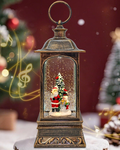 Large christmas snow globe - snow,