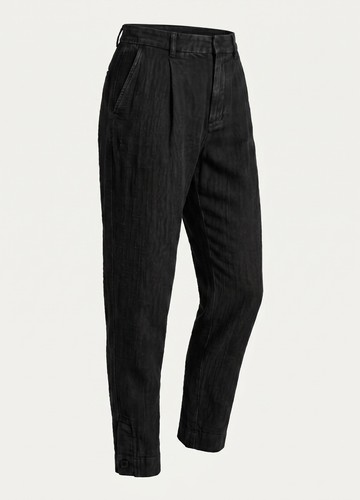 Linen viscose pleated - viscose,
