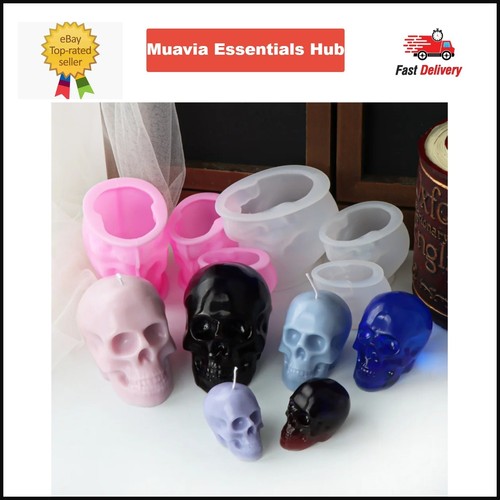 Silicone skull mold 3d - silicone,