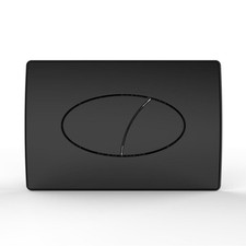 Matt Black Curve Dual Flush WC