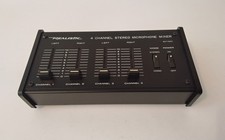 REALISTIC 4 CHANNEL STEREO MICROPHONE MIXER. Mint Condition.