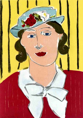 Henri matisse woman - -, hat
