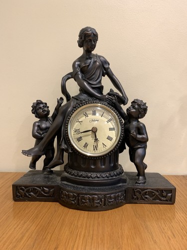 Juliana mantle clock bronze - mantle,
