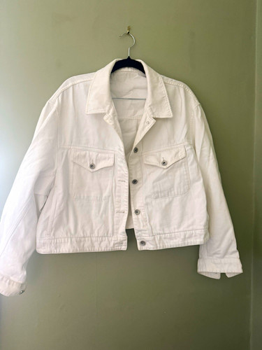 Uniqlo women white - uniqlo, denim