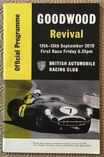 GOODWOOD REVIVAL Sept 2019