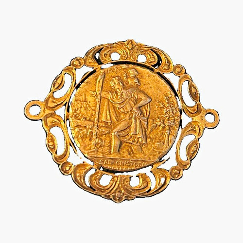 San cristobal dashboard medal - cristobal,