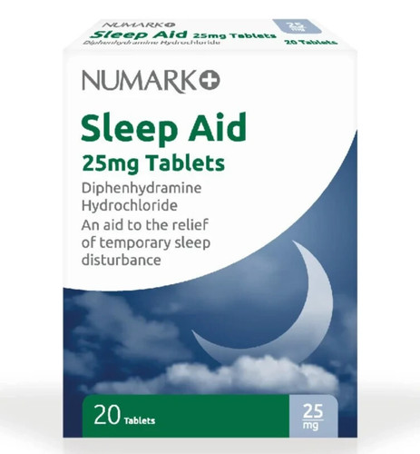 Numark sleep aid 25mg nytol - 25mg,