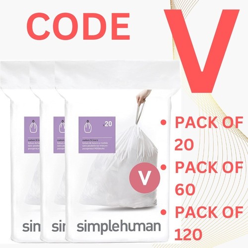 Simplehuman bin liners - v,