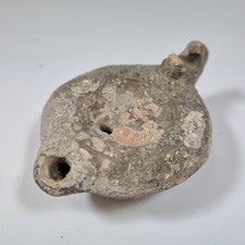 Antique Terracotta Oil Lamp