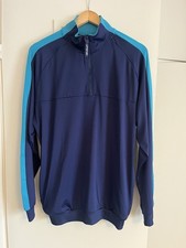 Men’s Stubart Golf Jacket Blue Large Windproof