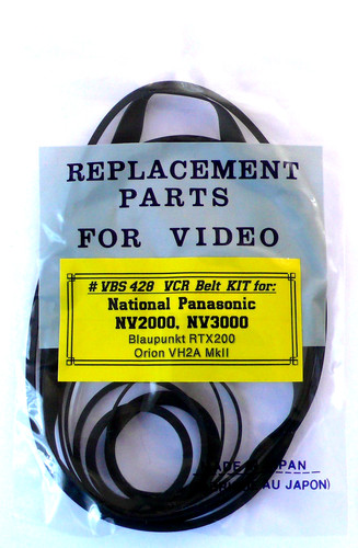 Vcr belt kit for national - kit,