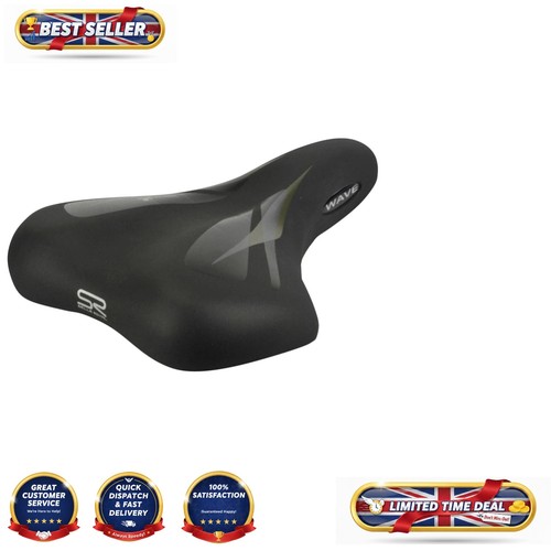 Ergonomic black gel saddle for - gel,