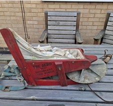 Antique Seed Broadcaster Thrower Fiddler “The Aero” Seed Sower