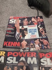 36x Power Slam Wrestling Magazines WWE TNA ECW UFC + 4 Supplements Bundle