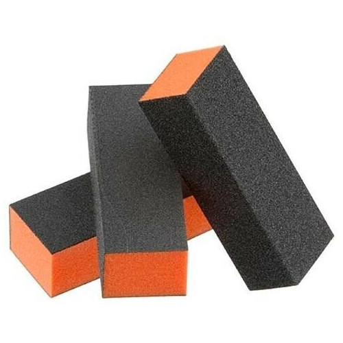 Black orange grit sanding - orange,