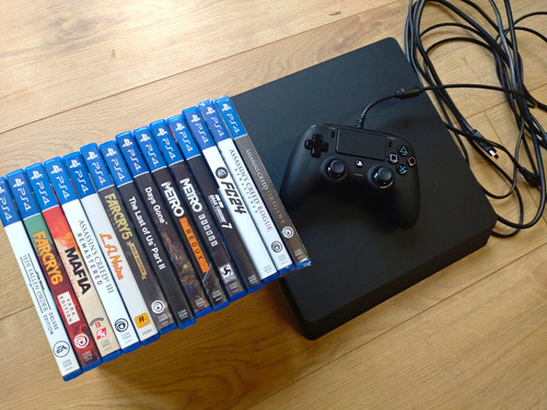 Sony playstation slim black - 4,