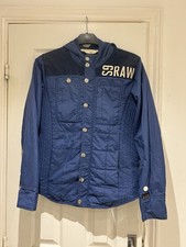 G Star Raw Full Zip Padded Jacket, 2000’s, Hood, Button n Zip Pockets. Size M