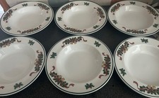 Johnson Brothers Victorian Christmas Desser Bowls X 6